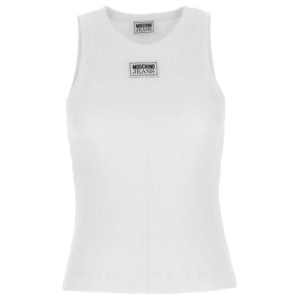NWT Moschino Logo Patch Tank Top